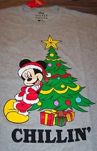 Walt Disney MICKEY MOUSE IN SANTA HAT CHRISTMAS TREE T-Shirt 2XL XXL NEW w/ TAG - Picture 1 of 3
