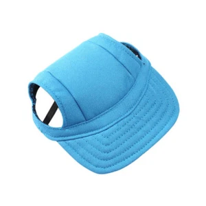 Cappello Oxford in tessuto per animali domestici baseball sportivo con fori per piccoli - Taglia - Foto 1 di 3