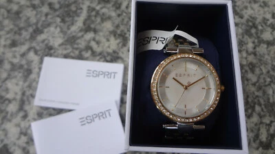 Esprit Ruby Uhr Damenuhr Edelstahl silber-gelbgold ES1L153M2055  - Bild 1 von 4