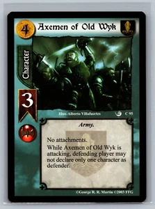 A Game of Thrones CCG Axemen of Old Wyk #95 GOT TCG Ice and Fire Edition - Picture 1 of 2