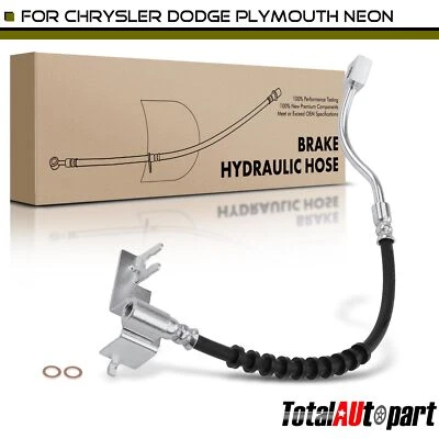 Тормозной гидравлический шланг для Chrysler Dodge Plymouth неоновый передний правый со стороны пассажира - Изображение 1 из 4