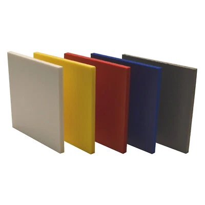 Foamex PVC Light Weight Signage Board Sheet 2mm 3mm 5mm 10mm White Black & Red - Image 1 of 4