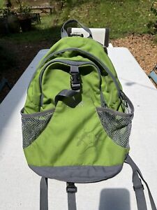 Kelty Minnow Small Child Kids Toddler Backpack Green Lizard Great Used condition