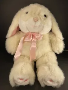 JC Penney Collection Coniglietto Coniglio Peluche Peluche Grande Crema JCP Pasqua - Foto 1 di 10