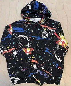 Billionaire Boys Club Hoodie Men Size M Multi Color Space Art Pre-owned - Picture 1 of 11
