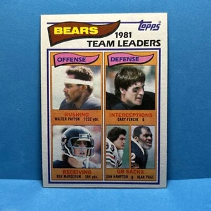 1981 Topps 1980 Team Leaders Bears #264 Checklist Payton, Hampton NM 🔥 - Picture 1 of 2