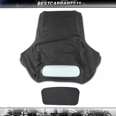for Mini Cooper 2003-2008 Convertible w/ Glass Window Black Convertible Soft Top Foto 1 de 4