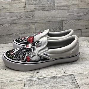 VANS Ultra Cush Lite Slip On Shoes  Mens 9 Rare Art/Boxer Themed - Picture 1 of 8