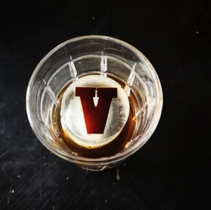 Personalised Cocktail Ice Cube Silicone Mould, Custom MONOGRAM Initial/Logo/Text - Picture 1 of 4