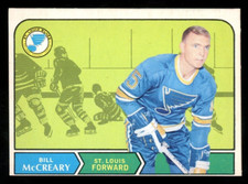 1968-69 OPC O PEE CHEE Hockey #182 Bill McCreary EX-NM RC St. Louis Blues Rookie