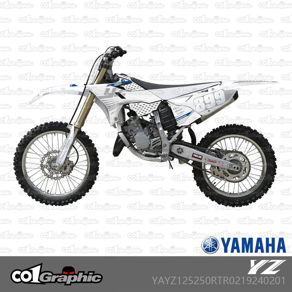KIT COMPLETO DE GRÁFICOS PARA YAMAHA YZ125/250 2002-2019 R-TECH REVOLUTION KITS DE RESTYLE Foto 1 de 1