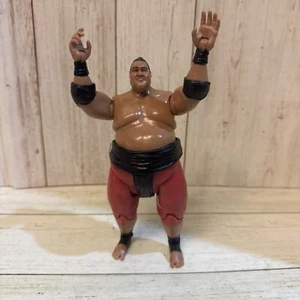 2004 WWE Classic Superstars Series 4 Yokozuna Figure Jakks Pacific Red Trunks - Picture 1 of 7