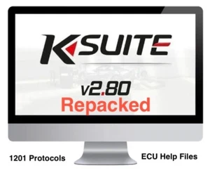 KSuite 2.80 2023 for KESS 5.017 KTAG V7.020 REPACKED 1201 protocols New CHECKSUM