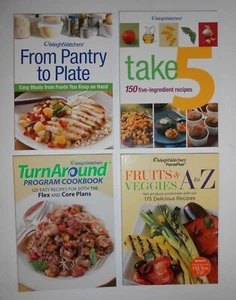 Lot of 4 Weight Watchers Cookbooks Take 5, A-Z, Pantry to Plate, Turn Around - Picture 1 of 7