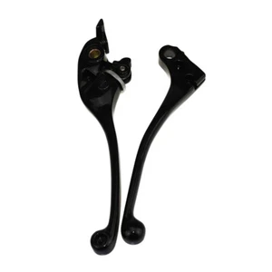 Black Front Brake & Clutch Lever For 02-07 Honda CB919 CB900 Hornet CBR600 F4i - Picture 1 of 7