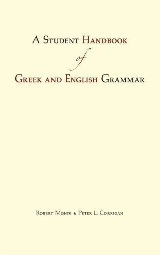 Student Handbook of Greek and English Grammar, Hardcover by Mondi, Robert; Co... - Image 1 of 1