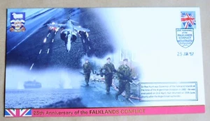 FALKLANDS WAR 25TH ANNIVERSAARY  'SIR REX HUNT'  2007 BUCKINGHAM COVER - Picture 1 of 2