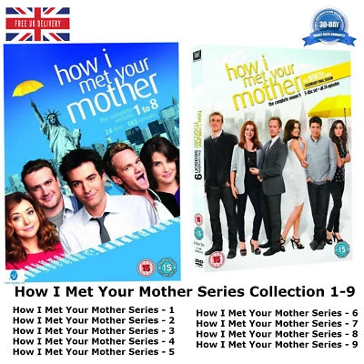 HOW I MET YOUR MOTHER Season 1-9 Complete Series 1 2 3 4567 8 9 Sealed UK R2 DVD - Image 1 of 4