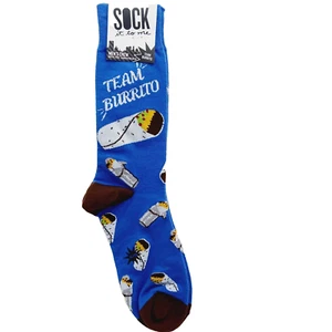 Calcetines Crew Hombres Mujeres Equipo Burrito Taco Camión Queso Lechuga Frijol ENVÍO COMBINADO - Imagen 1 de 10