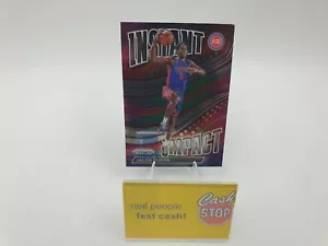 JALEN DUREN INSTANT PISTONS IMPACT 10 NBA TRADING CARD PANINI PRIZM 2022-23 - Picture 1 of 6
