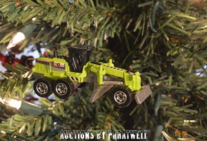 Custom Deluxe Construction Road Grader Dozer 1/64th Christmas Ornament CAT Deere - Picture 1 of 1