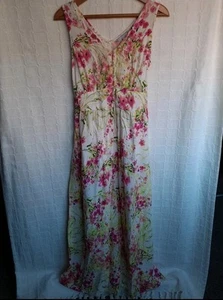 Red Herring Creme & Rosa Blumendruck Kleid Größe 12 - Bild 1 von 9