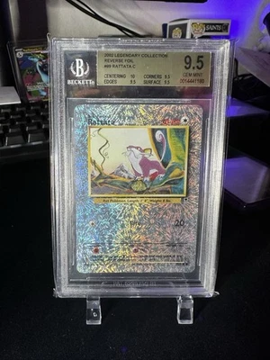 2002 Legendary Collection Reverse Holo Rattata BGS 9.5 Gem Mint *pop 5*  - Image 1 of 2