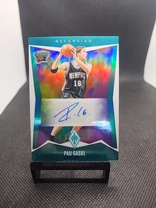 2023-24 Panini Phoenix🔥Ascension Autographs #AA-9🔥Pau Gasol Teal Prizm 19/35🔥 - Picture 1 of 2