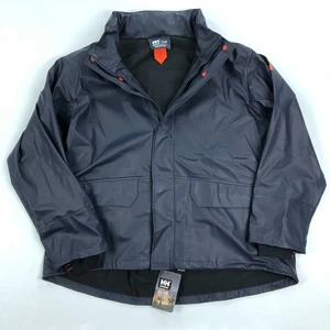 Helly Hansen Rain Jacket Mens 4XL Gale Navy Blue Marine NWT - Picture 1 of 18