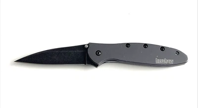 Cuchillo Plegable Kershaw 1660GRYBW Puerro Aluminio Gris Lavado en Negro EE. UU. Foto 1 de 4