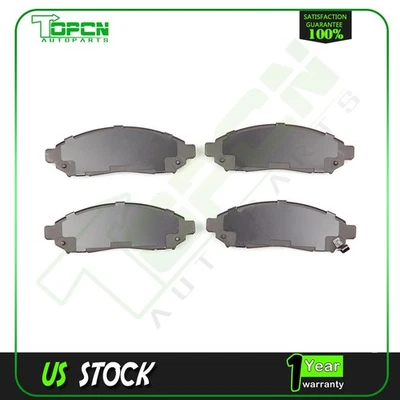 Pastillas de freno delanteras de cerámica 4 piezas para Nissan Frontier SV 2011 2012-2018 2,5 L Foto 1 de 4