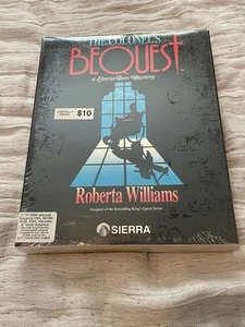 Colonel's Bequest Laura Bow Mystery Factory Sealed VGA 85 Big Box PC 1989 Sierra - Picture 1 of 7