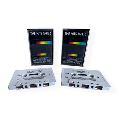 The Hits Tape 6 - Double Cassette (1987 UK 32-Track 80s Pop Compilation) HITS C6 - Image 1 of 4