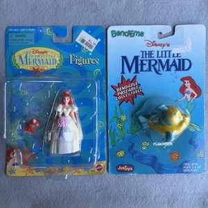 VTG Disney The Little Mermaid Mattel Figures Wedding Ariel, Sebastian & Flounder - Picture 1 of 5