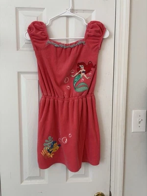 Disney Sirenita Traje de Baño Vestido de Encubrimiento Niñas 9/10 Foto 1 de 4