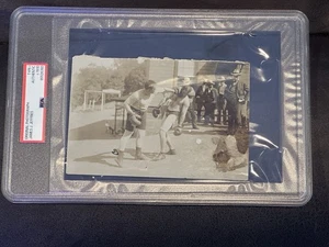 1910 James Jeffries PSA Type 1 Boxing Photo Training For Jack Johnson 1/1 - Picture 1 of 3