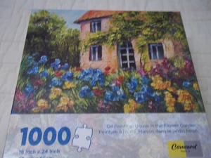 Haus im Blumengarten Puzzle 1000 Teile Concord Puzzles NEU - Bild 1 von 2