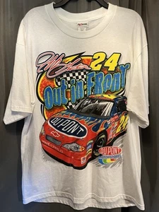 2002 Jeff Gordon NASCAR 24 DuPont Chase Authentics White Shirt Size Large - Picture 1 of 7