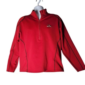 Eider 1/2 Zip Pullover Red Performance Top Men’s L Outdoor Hiking Gorpcore - Picture 1 of 9