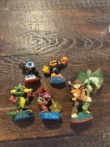 Lote a granel de 5 estatuillas Skylander RARAS oficiales genuinas - Imagen 1 de 7