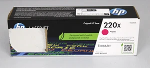 HP 220X Magenta Original Laserjet 4202, MFP 4302 Tonerkartusche W2203X NEU - Bild 1 von 3