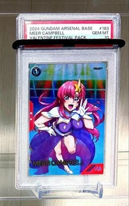 PSA 10 Meer Campbell Gundam Arsenal Base 183 Valentine Festival Pack 2024 JPN - Picture 1 of 7