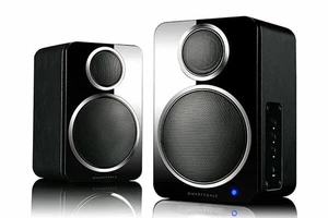 WHARFEDALE DS-2 PAAR AKTIVE LAUTSPRECHER WIRELESS BT BLACK NEU GARANTIE ITALIEN - Bild 1 von 1