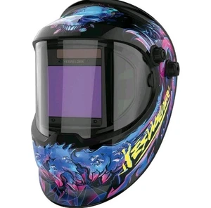 YESWELDER LYG-Q800D Casco per saldatura oscurante automatico 4/5-13 paralume con vista laterale - Foto 1 di 9