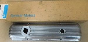 GM NOS 474207 Left Side Valve Cover, Polished, Z28, Corvette, Single - Picture 1 of 3
