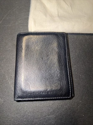 Billetera de cuero italiana tarjetero marrón hecha en Florencia Luca Faloni Foto 1 de 4