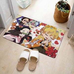 Anime Demon Slayer Rug Non-Slip Bathroom Carpet Floor Mat Home Decor 40*60cm#F8 - Picture 1 of 1