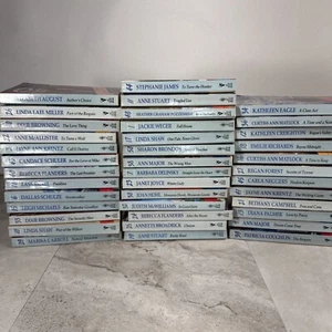 Harlequin Silhouette Lot Of 39 Men Made In America Romance Paperback Books - Picture 1 of 11