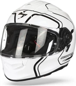 Scorpion EXO-491 West Integralhelm (Weiß/schwarz/glossy) Gr: XL - Bild 1 von 5