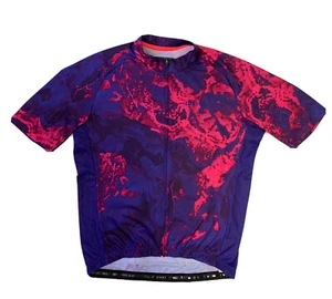 DHB Blok Cycling Jersey Mens Lined Full Length Zipper Polyester Short Sleeve XL - Picture 1 of 10
